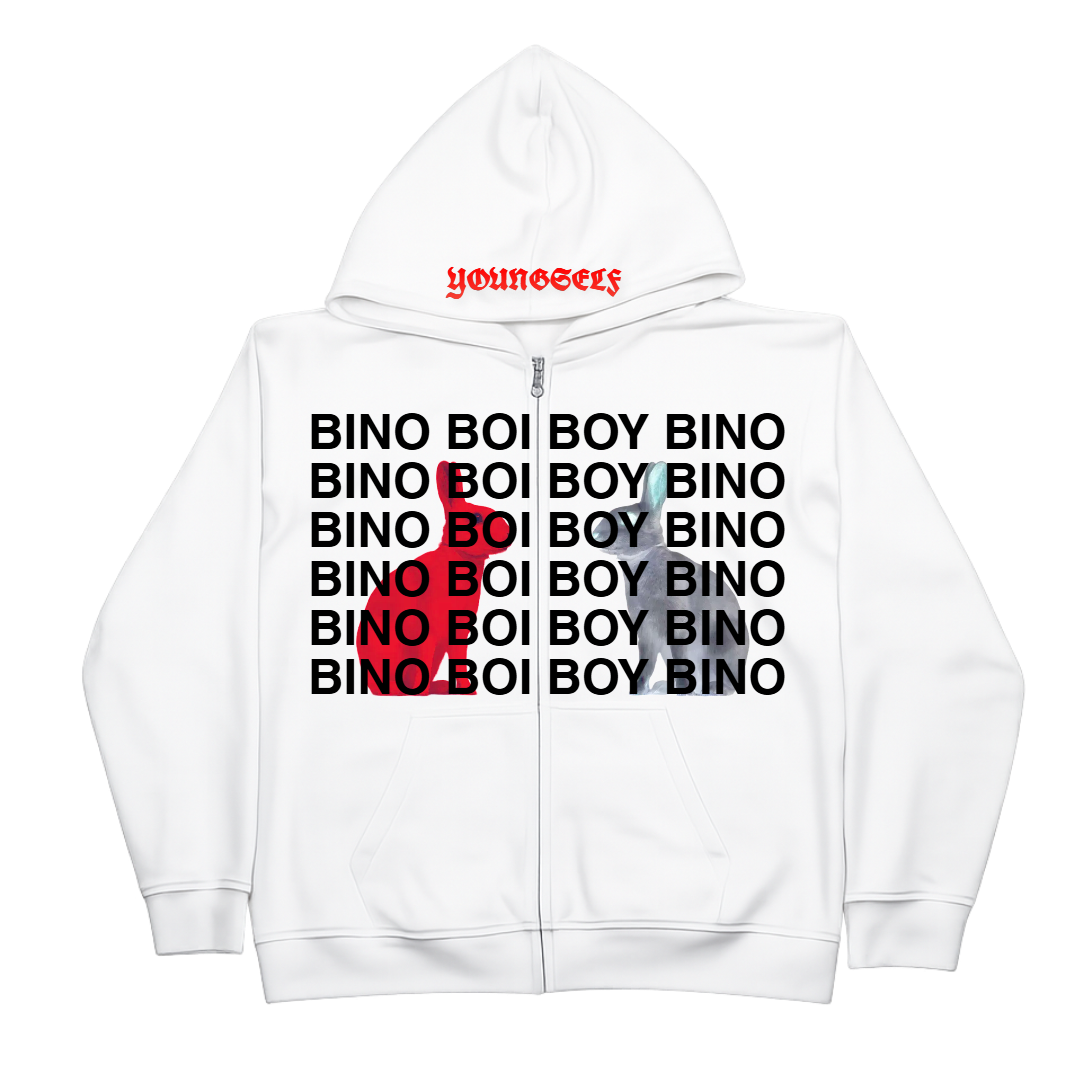 BOI BINO Zip-up hoodie